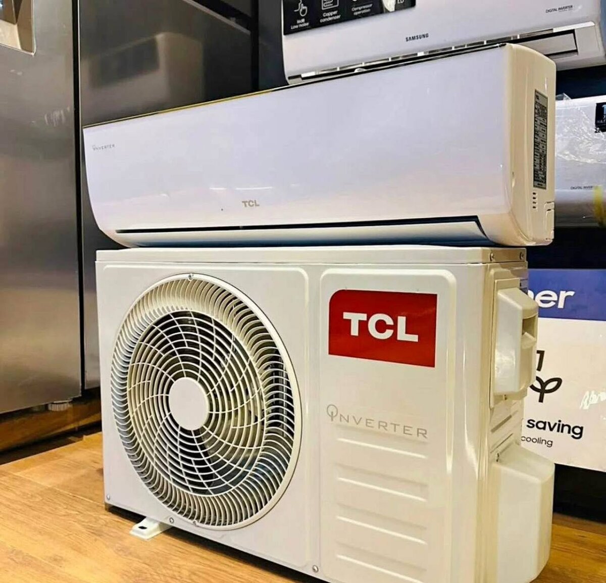 White Split TCL Non-Inverter 1.5hp Air Conditioner