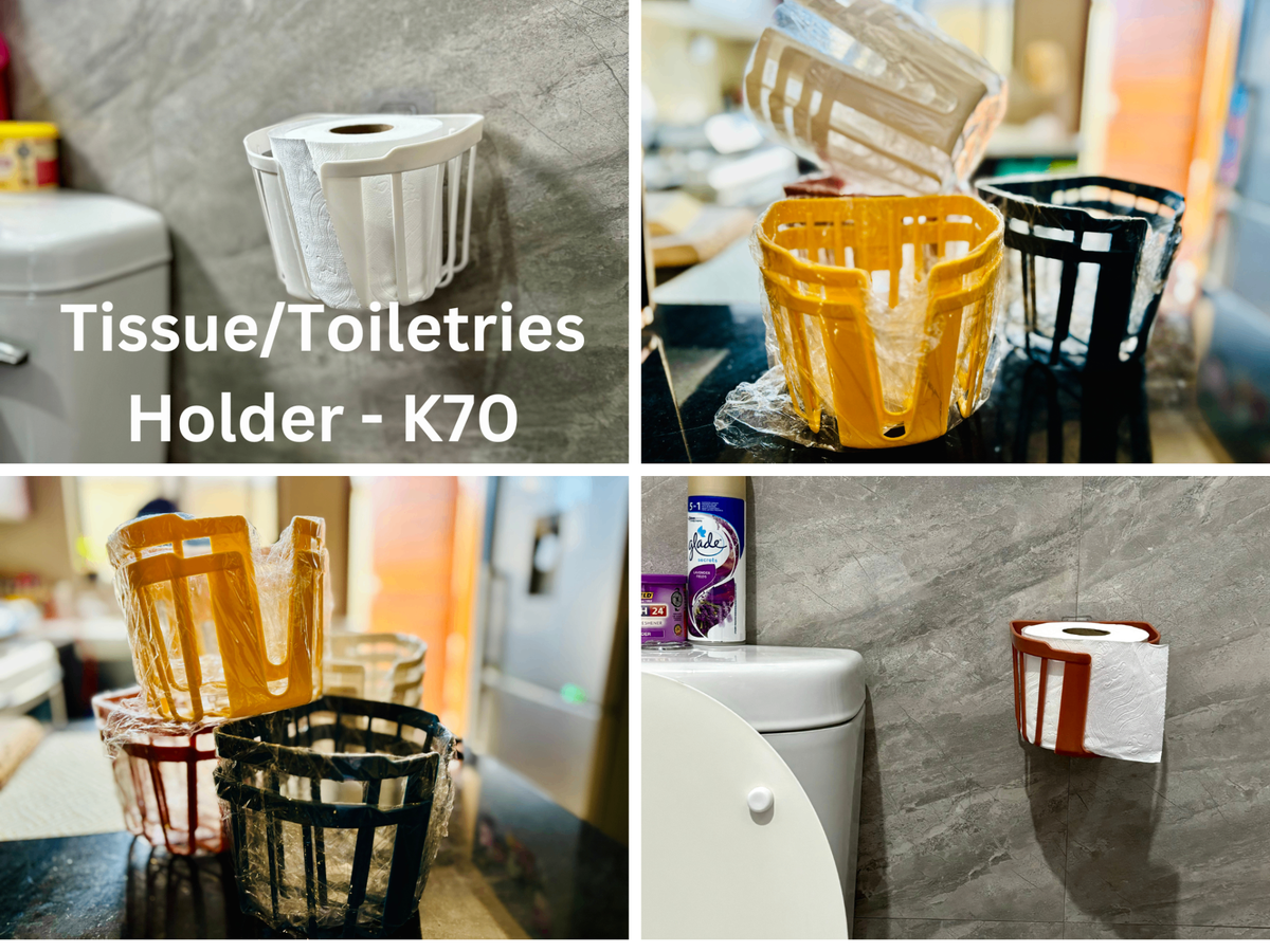 Tissue Holder/Bathroom Organizer