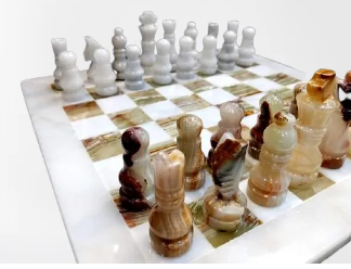 Marble Onyx Chess Set (12 x 12)