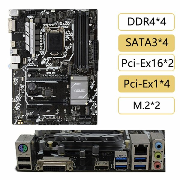ASUS Z370 DRAGON GAMING MOTHERBOARD