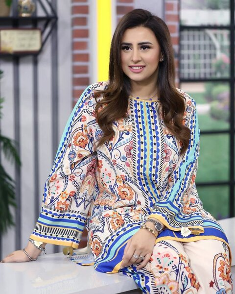 Woman's Stylish Stitched 2 Pcs Digital Printed Shirt with Pl