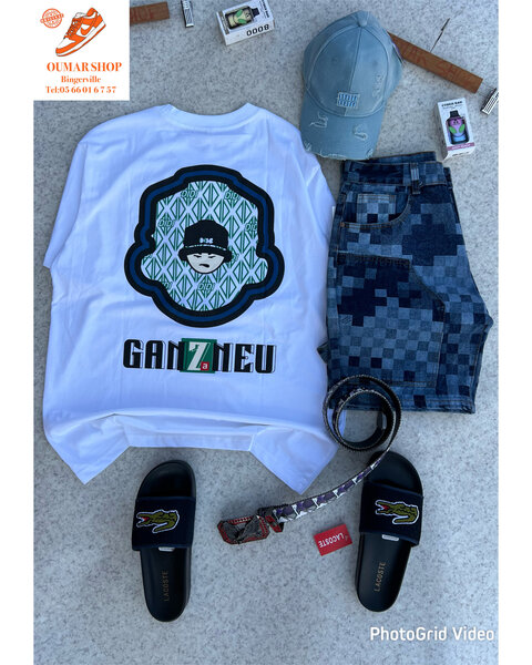 T-shirt et Short Décontracté Homme