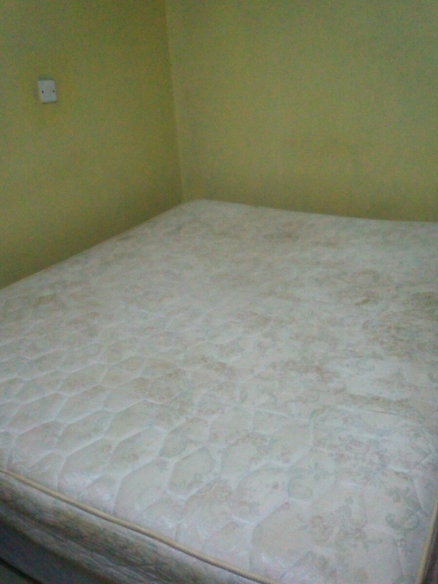 Queen sized bed with mattress