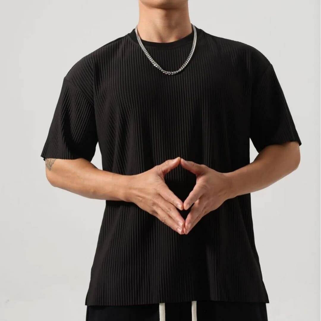 T-shirts en maille plissée