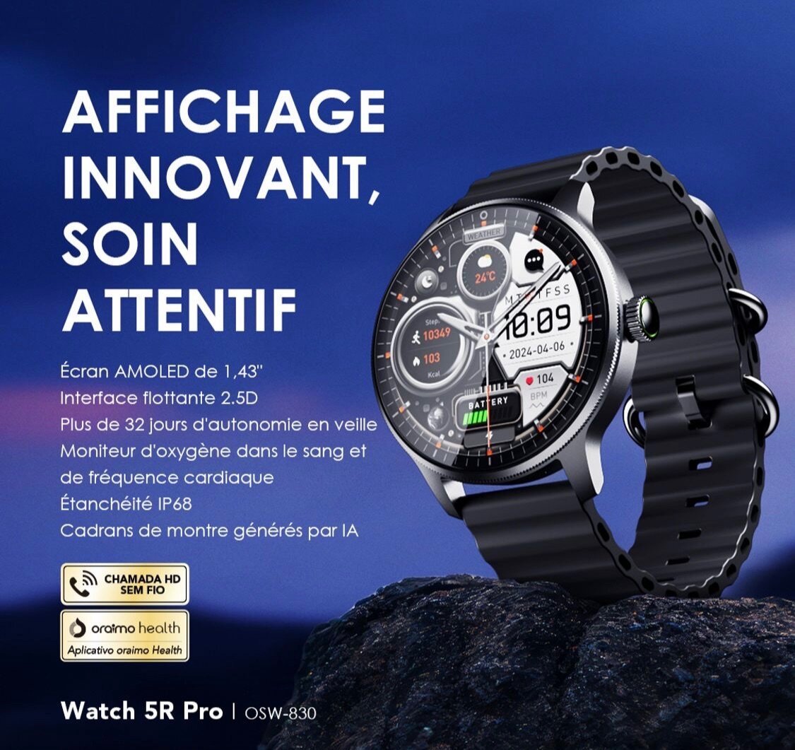 Montre Connectée Watch 5R Pro