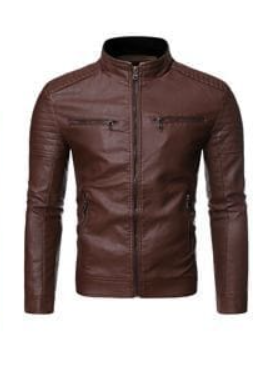 Leather jacket brown