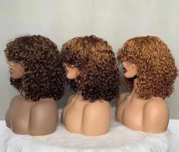 Perruque Bouclée Synthétique