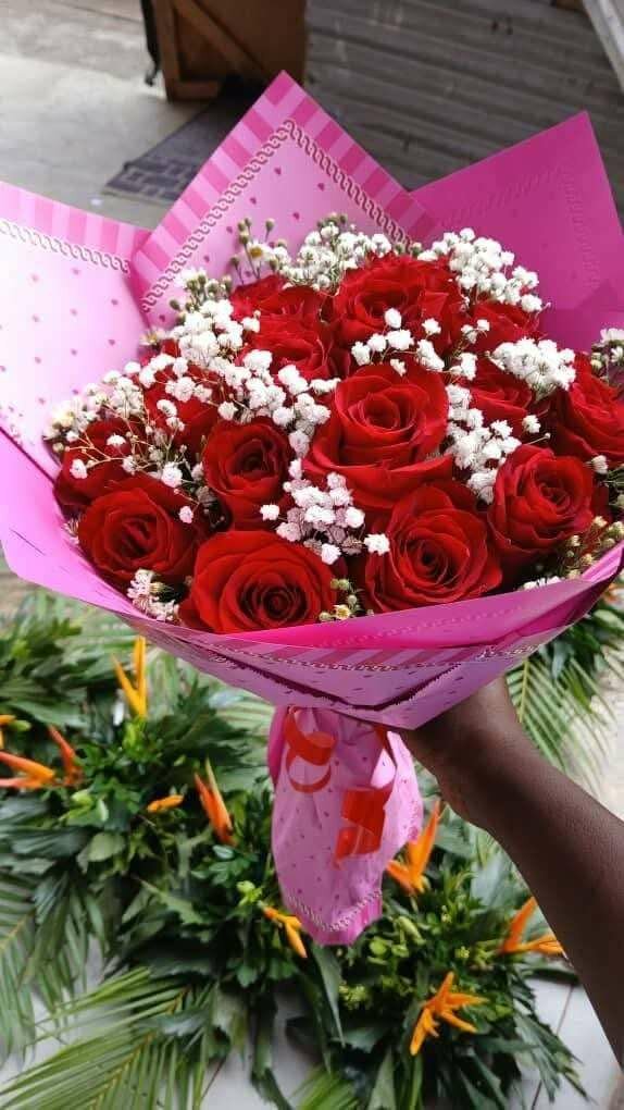 Bouquet de roses élégant