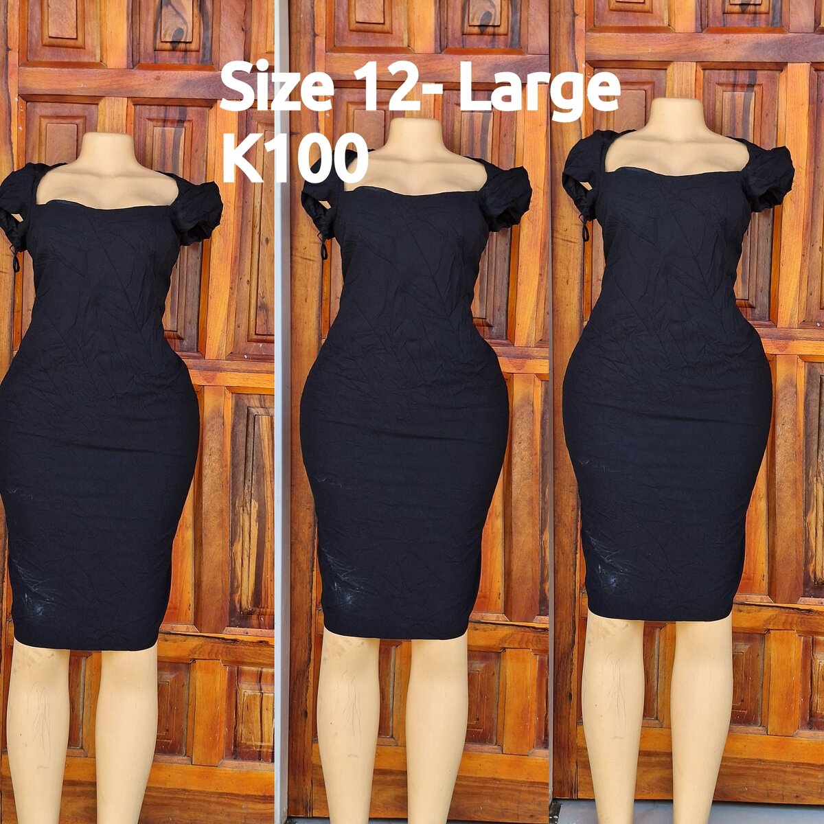 Beautiful and high quality women's dress black