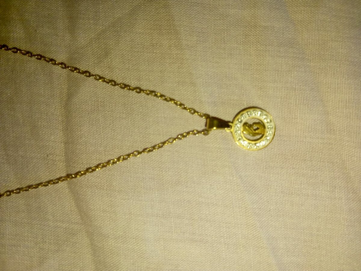 Collier doré 0,005 karat