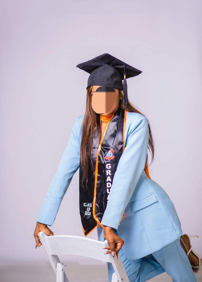 Two-piece suit for women, light blue