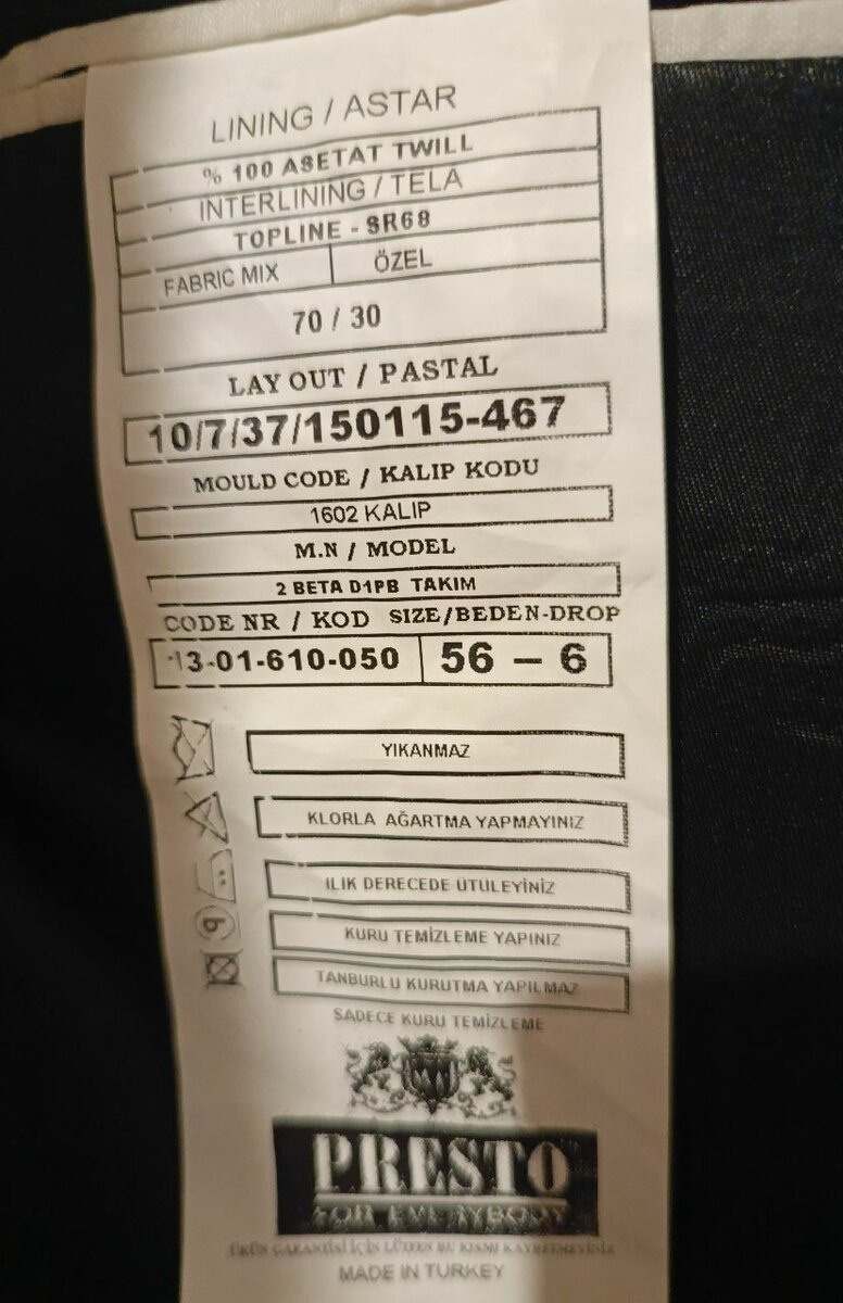 Ankara Turkish Executive Two Piece Suit