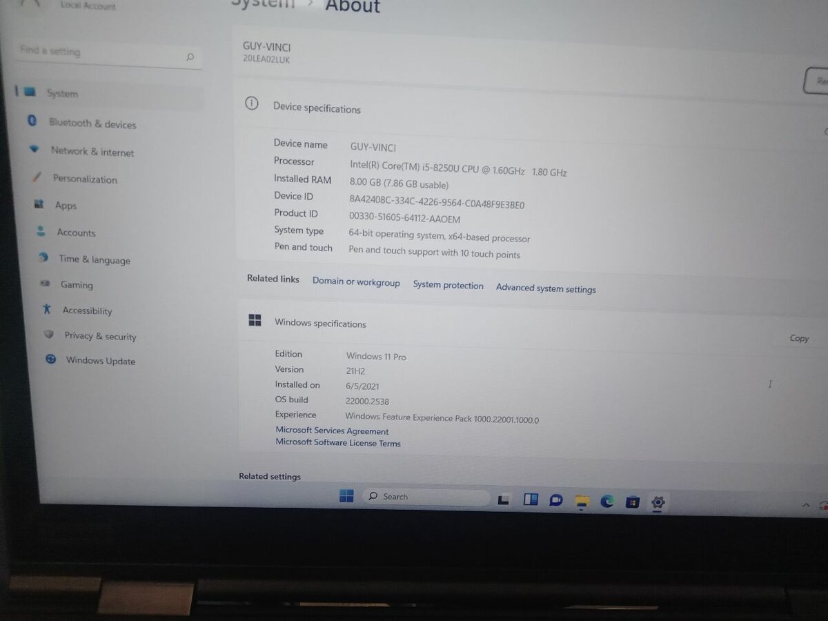 Lenovo Thinkpad X1 Yoga