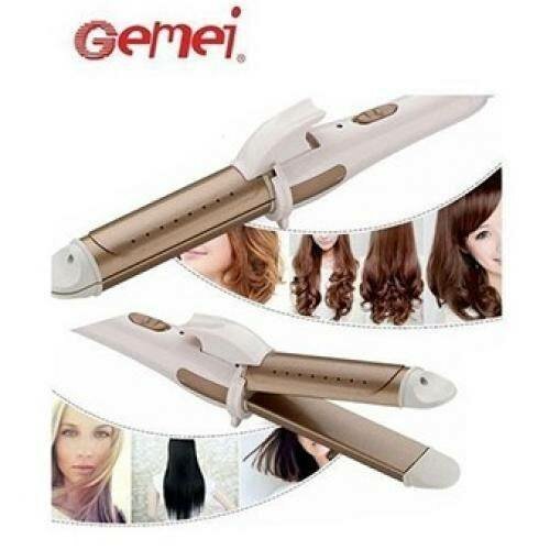 Lisseur et Boucleur 2-en-1 Gemei