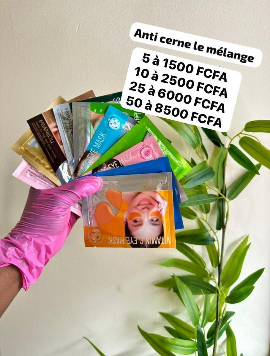 5 Patchs Anti-Cernes où lèvres