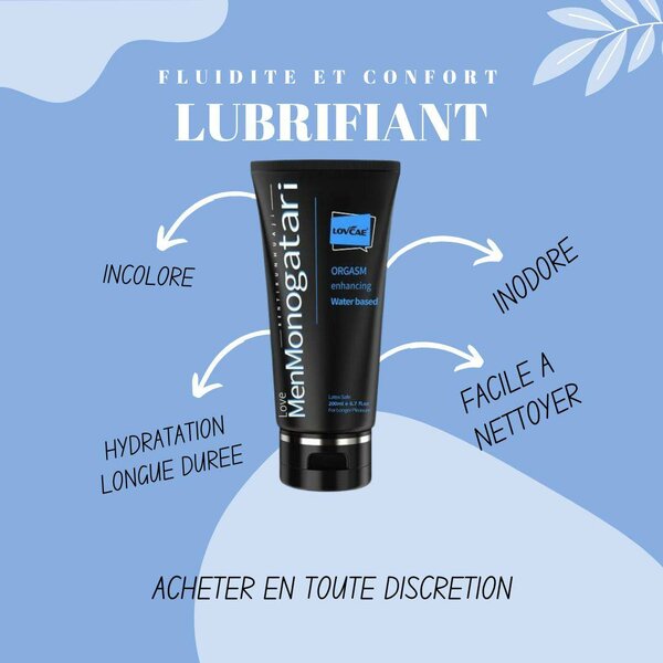 Lubrifiant à Eau 200ml Incolore