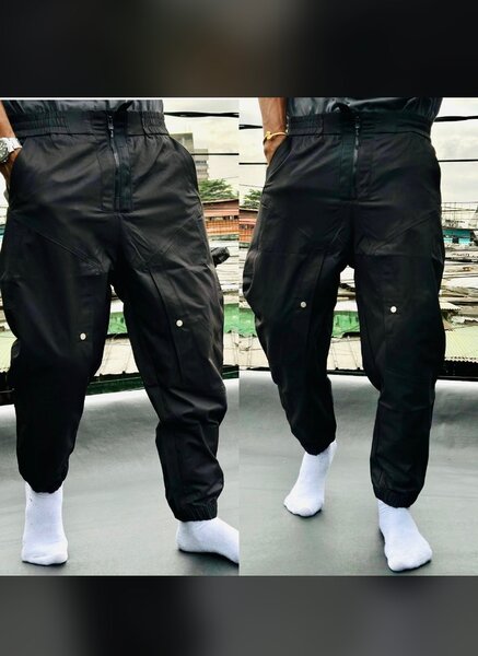 Pantalon cargo homme noir