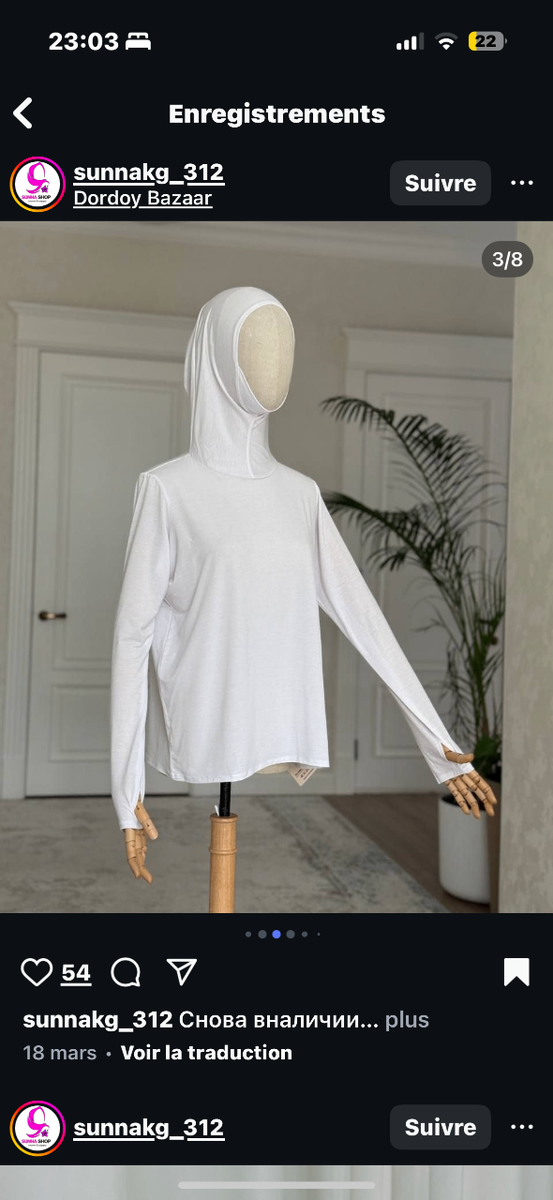 Body cagoule croisé