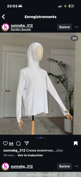 Body cagoule croisé