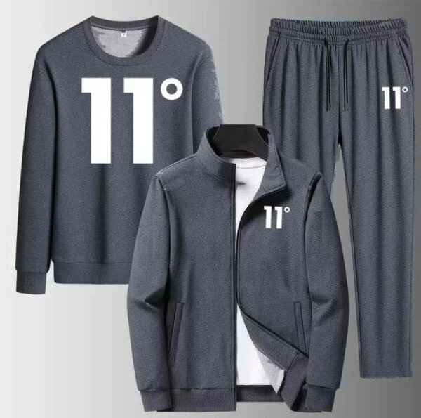 A&S Foulk Jacket Style 3-Pcs Tracksuit