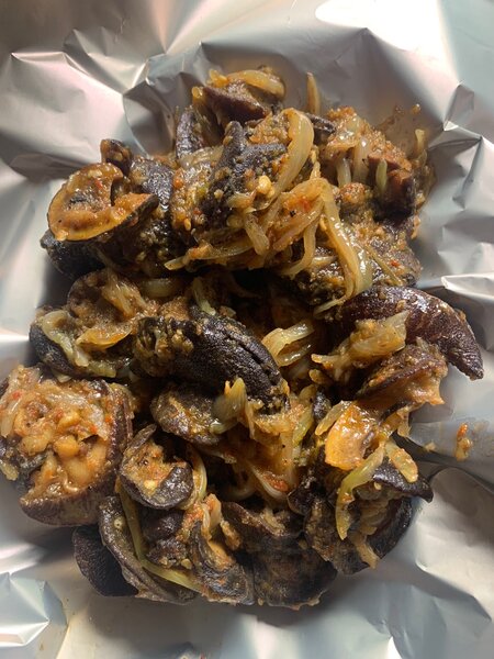 Délicieux escargots épicés