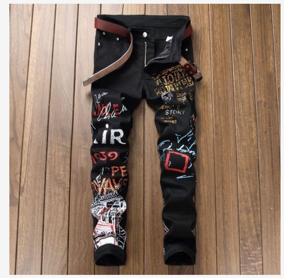 (Black) High Street Mens Jeans