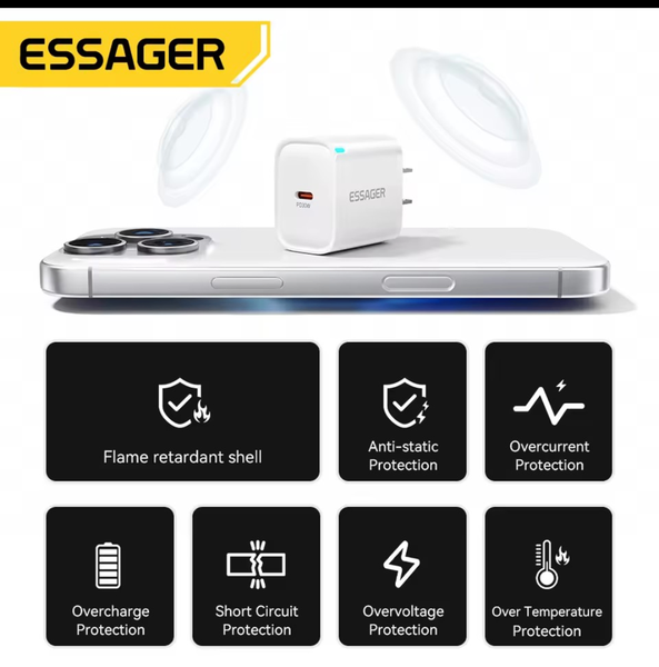 Chargeur Rapide Essager 30W Type-C