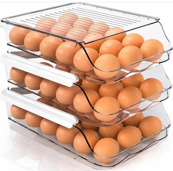 Stackable egg tray