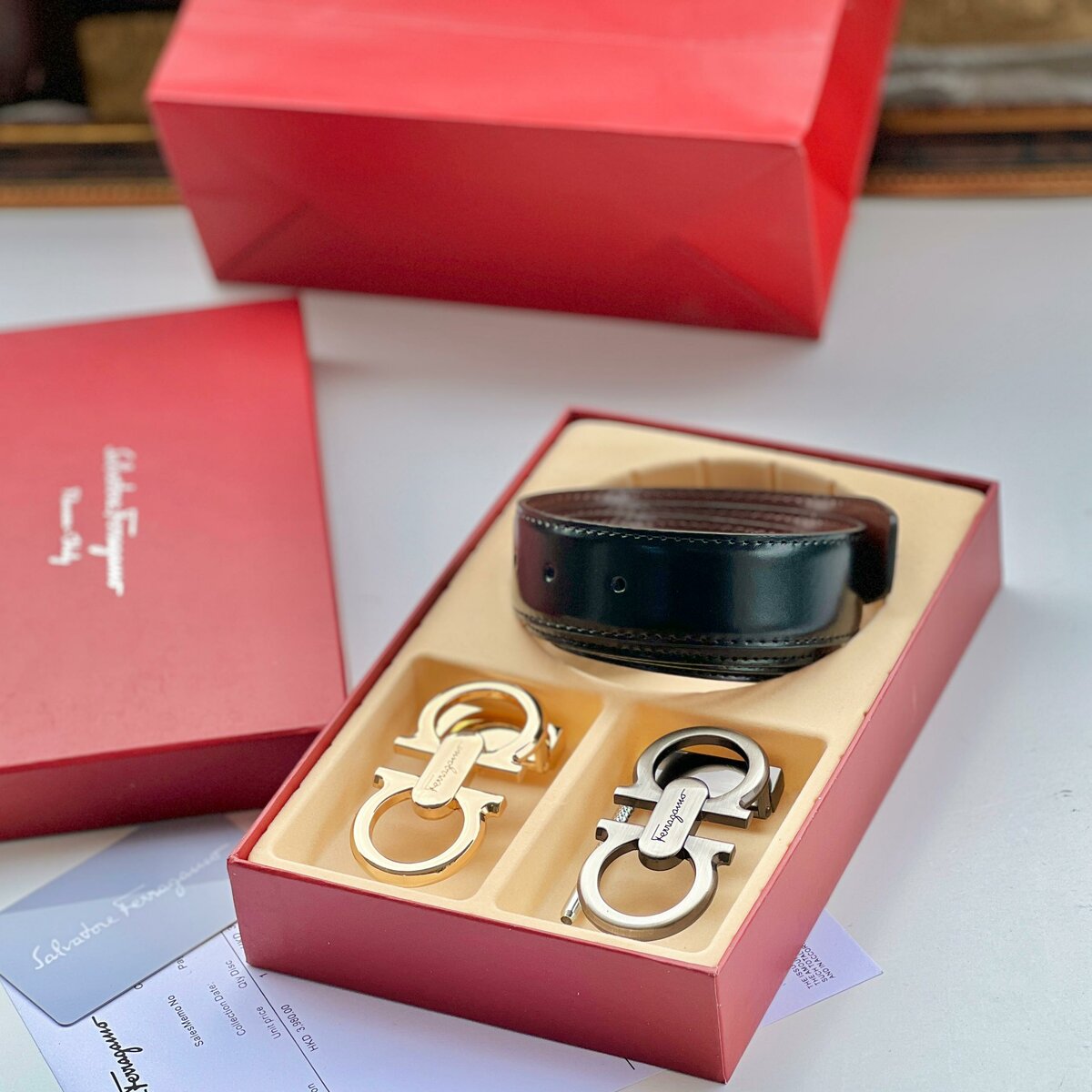 Designer Double hooked belt