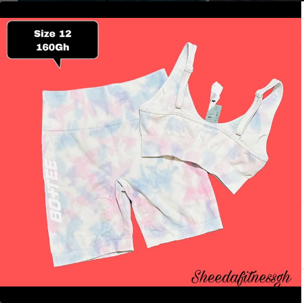 women's top and shorts