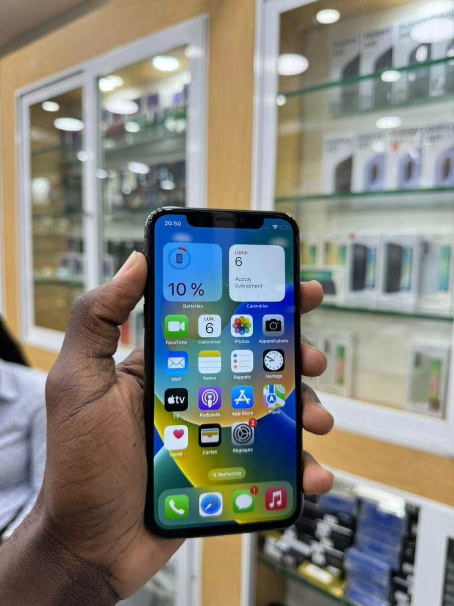iPhone X sans ID Batterie 100%