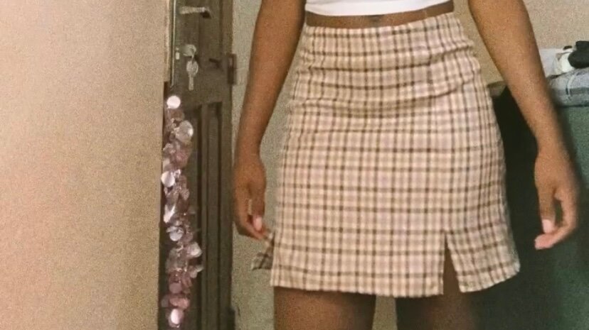 Jupes tendance à carreaux