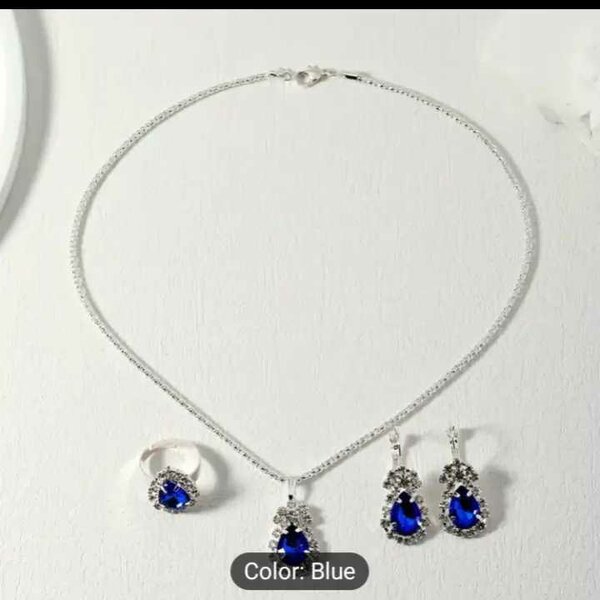 1 necklace+1ring+earrings