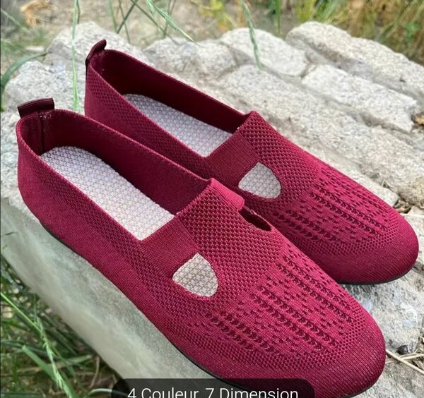 Mocassins rouges élégants