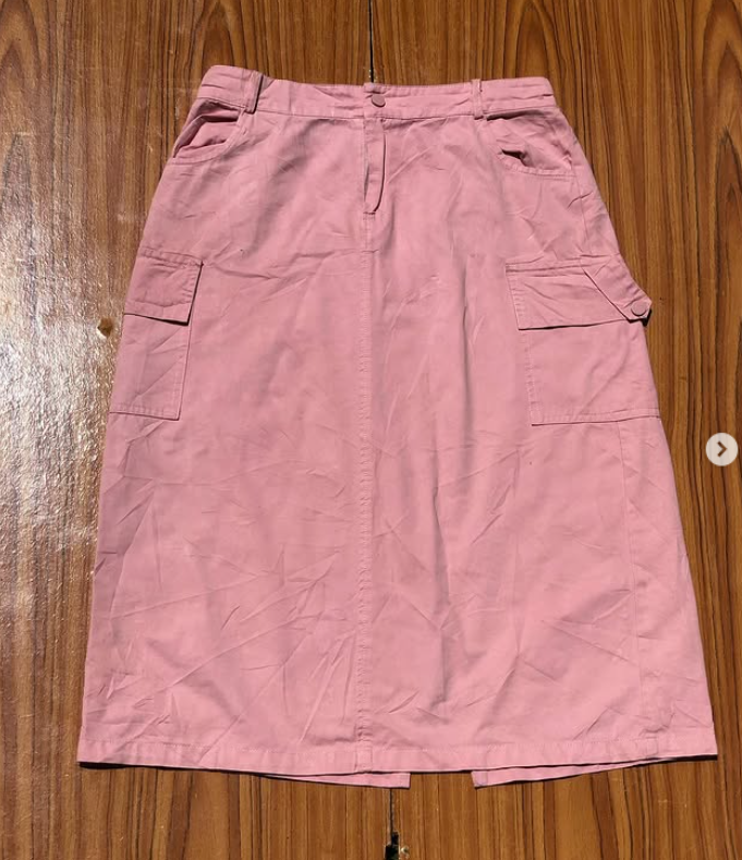 Cargo long skirt