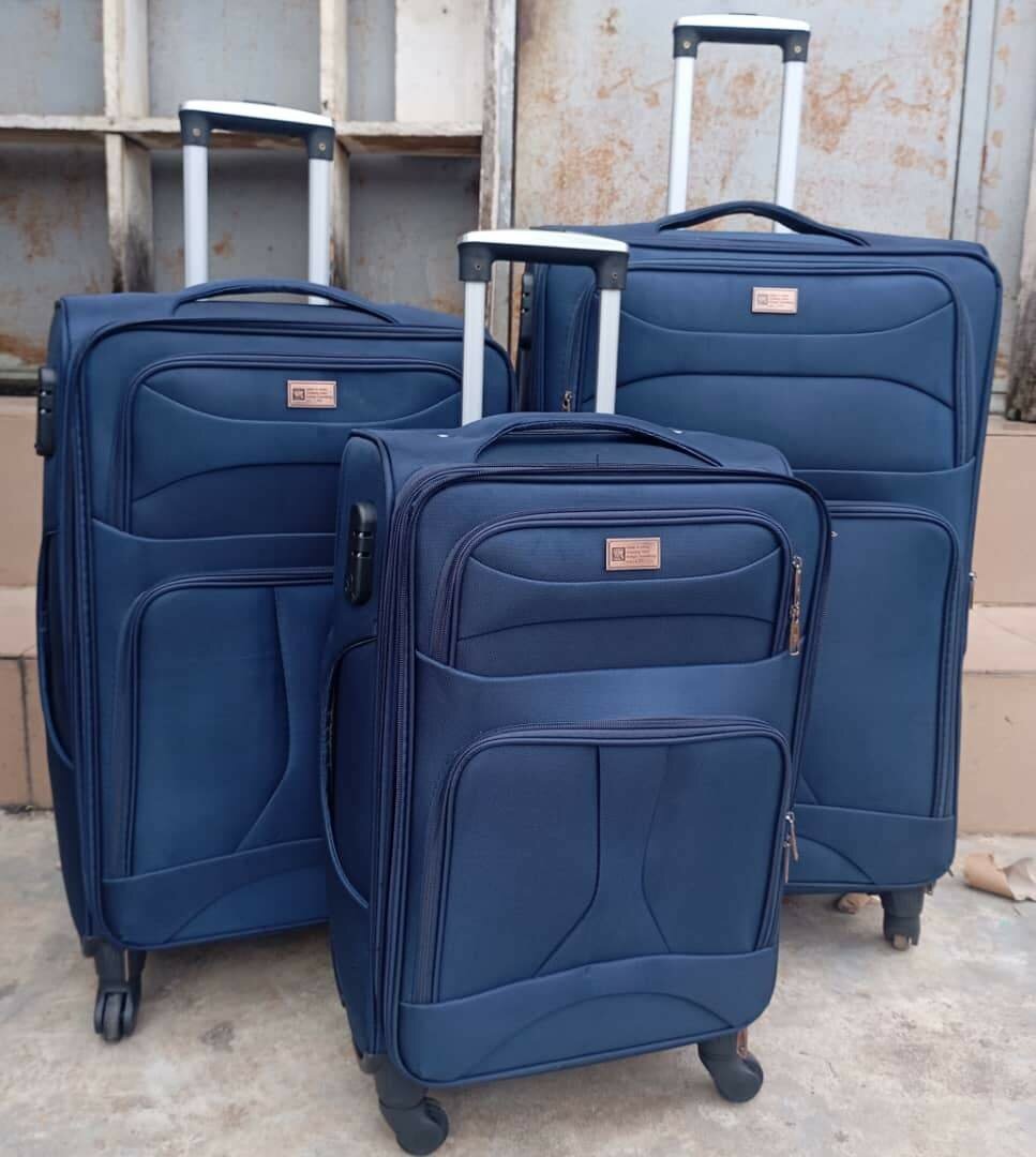 Set de Valises Trolley Bleu