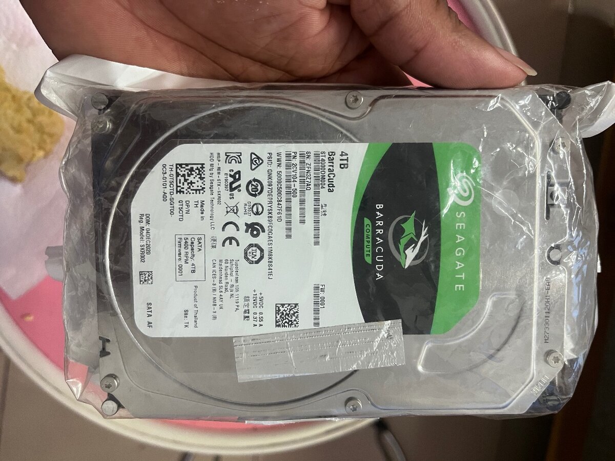 4 TB Seagate Hard Disk