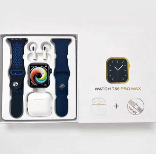 MONTRE CONNECTÉE +AIRPOD PRO 5+ 2 BRACELETS