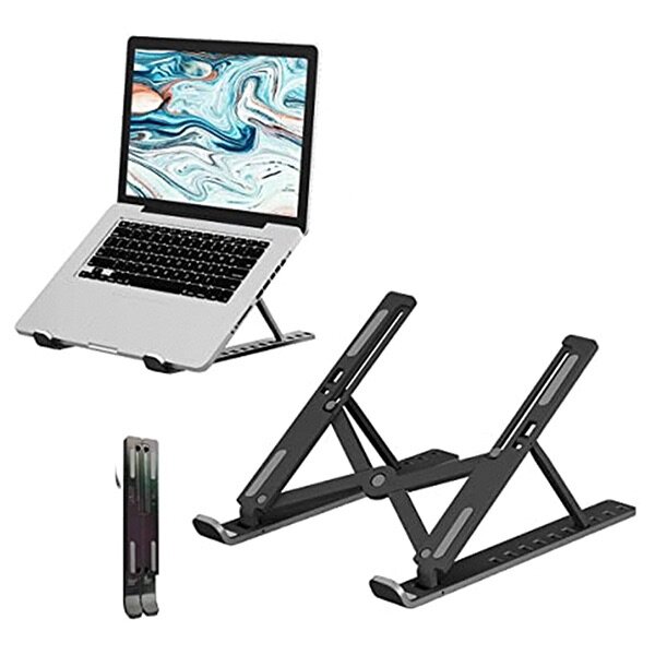 Multi position foldable notebook