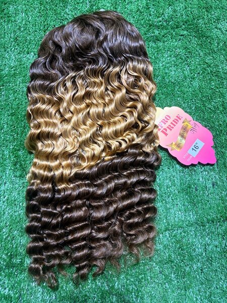 Perruque Ondulée Ombre 16"