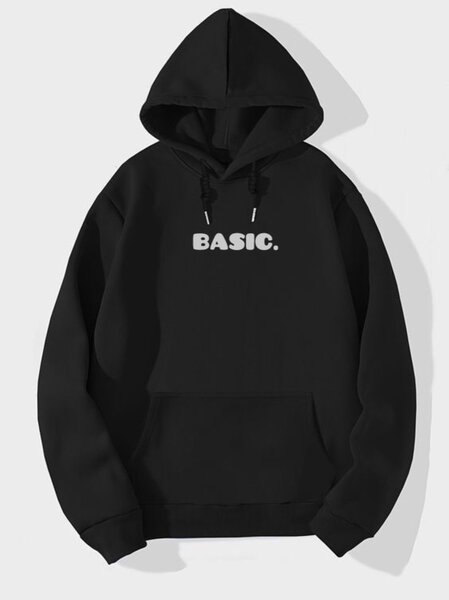 Unisex-Hoodie-Black-Fleece