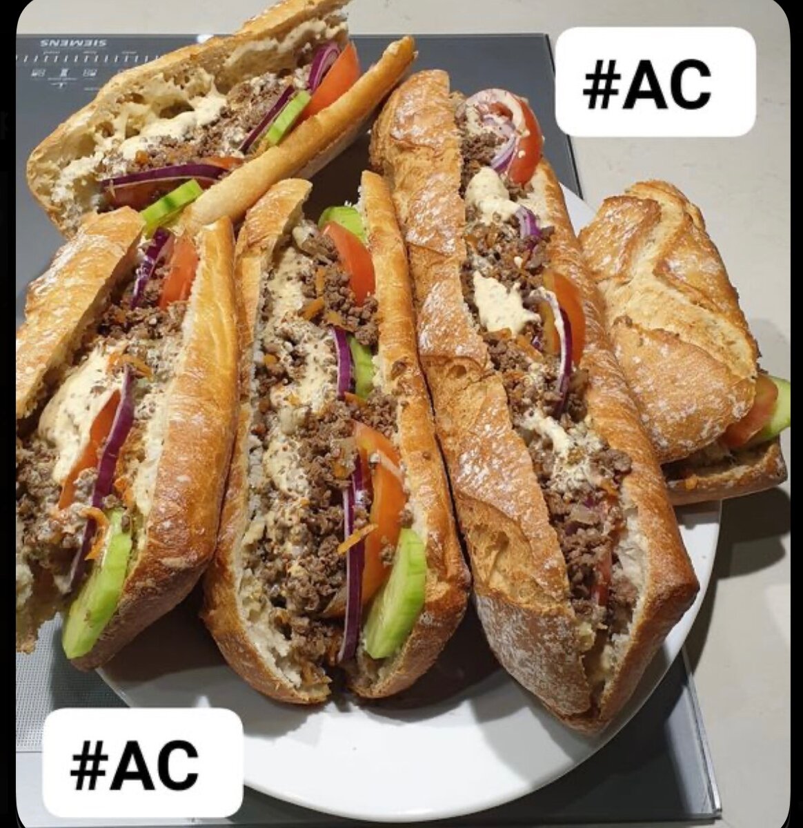 Sandwichs gourmet savoureux