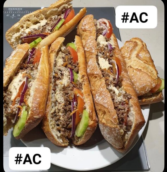 Sandwichs gourmet savoureux