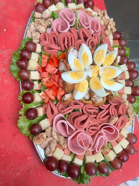 Plateau de charcuterie décoratif