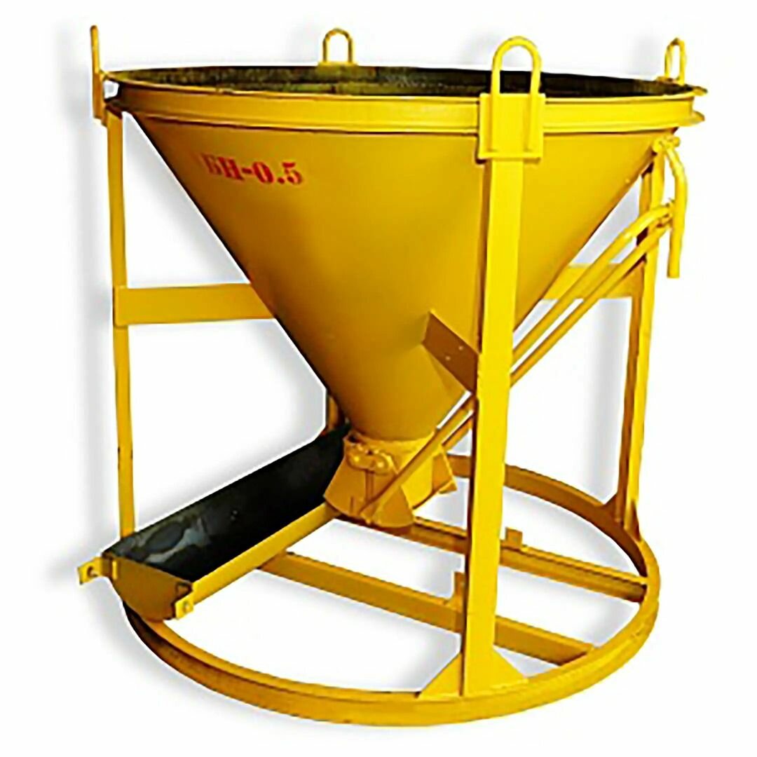 Бадья для бетона БН 0,5м 3 с лотком