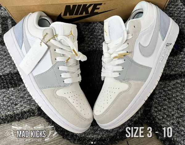 Grey white Nike sneakers