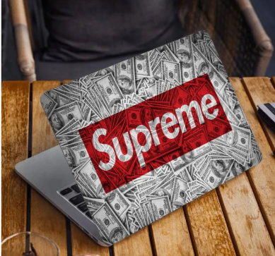 Supreme- Laptop Skin Vinyl Sticker Decal, 13 13.3 14 15 15.4 15.6 inch Laptop Skin Sticker Cover Art Decal Protector Fits All Laptops
