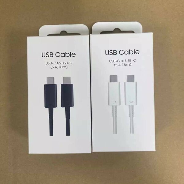 Type C to C fast charging cables