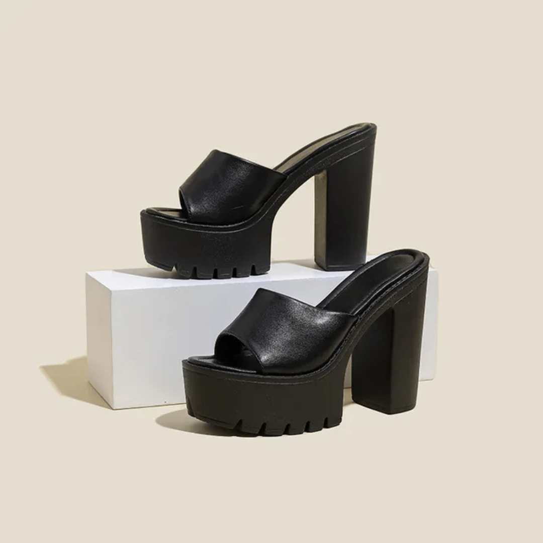 Sandales à talons plateforme mode