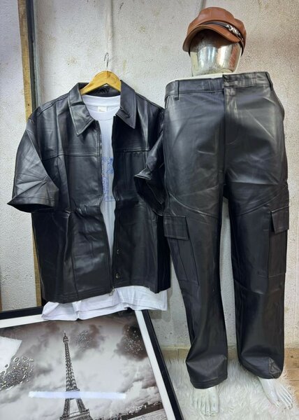 Ensemble en similicuir tendance